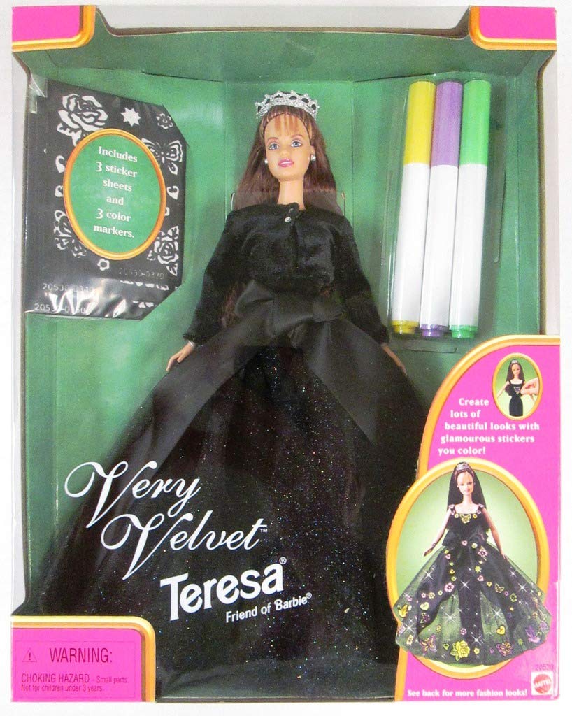 VERY VELVET TERESA, FRIEND OF BARBIE - 1998 by Mattel