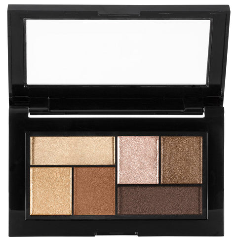 Eyeshadow Palette | Bundle with Makeup Cleansing Cloth, 0.14 oz, Eye Shadow Palette Makeup, High-Pigment, The City Mini Eyeshadow Palette, Bronzes Neutral Eyeshadow Palette, All Day~ [Pack of 6]