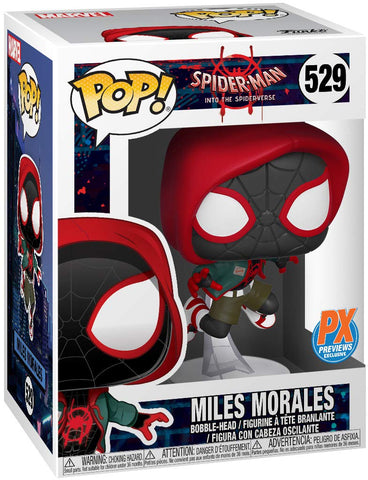 Funko Pop! Marvel: Spider-Man Into The Spiderverse: Casual Miles Morales Vinyl Figure, Multicolor, Standard