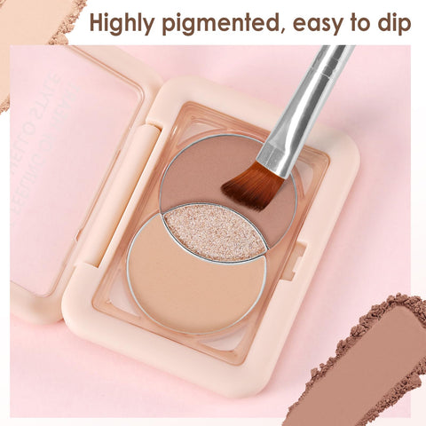 Boobeen Eyeshadow Palette-Ultra Pigmented Matte & Shimmer & Sparkle, Long Lasting Blendable Eyeshadow Powder Palette Makeup