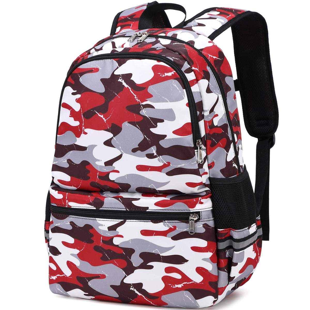 DSIUE Backpack for School Boys Backpacks for Kids Camo Bookbag for Elementary Middle School Bags Lightweight Travel Back Pack