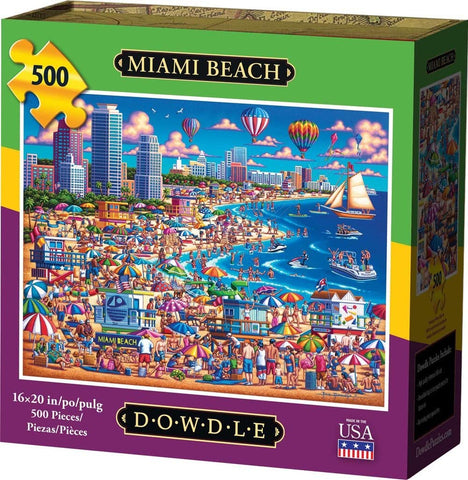 Dowdle Jigsaw Puzzle - Miami Beach - 500 Piece