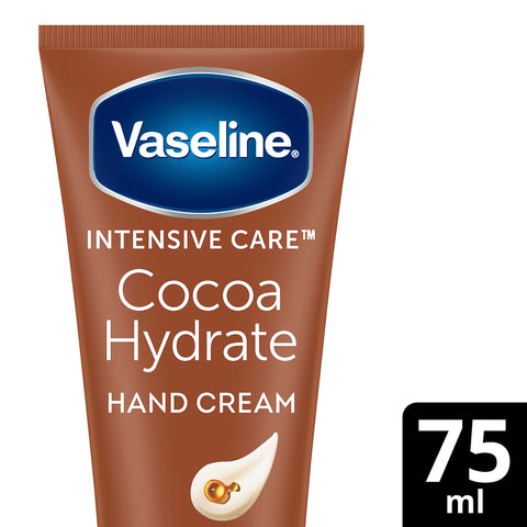 Vaseline Intensive Care Cocoa Hydrate moisturiser with ultra-hydrating lipids and shea butter Hand Cream for dry hands 75 ml