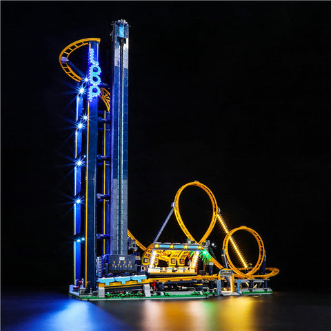 GEAMENT LED Light Kit Compatible with LEGO Loop Coaster - Lighting Set for Creator 10303 (Building Set Not Included)