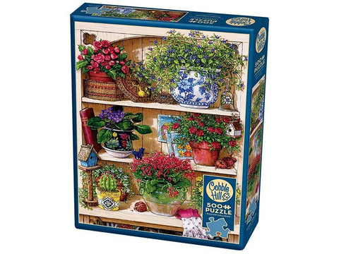 Cobblehill 85015 500 pc Flower Cupboard Puzzle, Various