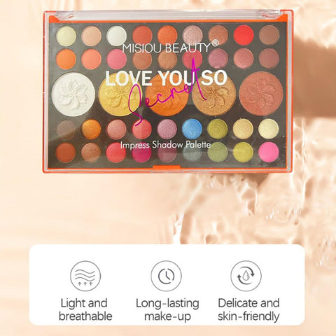 FantasyDay Makeup Sets, Multifunction Makeup Palettes with Mirror, 72 Color Eyeshadows/Compact Powder/Sequins/Bronzing Powder/Highlighter/Lip Color, Makeup kit for women full kit - #A(Pink Blush)