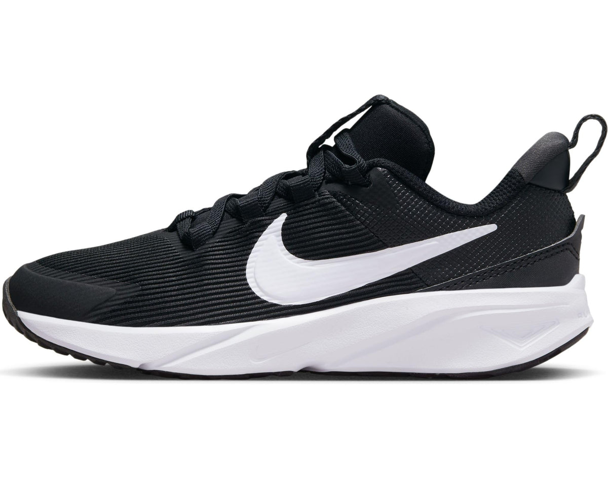 NIKE Star Runner 4 Boys DX7614-001 (Black/White-Anthracite), Size 2.5