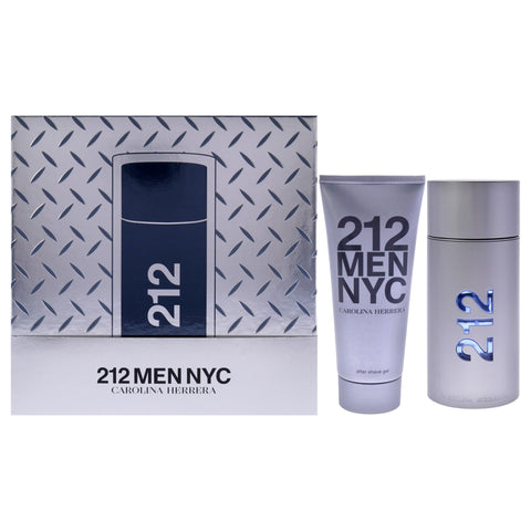 212 NYC by Carolina Herrera for Women - 2 Pc Gift Set 3.4oz EDT Spray, 3.4oz After Shave Gel