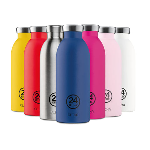 24 Bottles - Clima Bottle 0,5 L - Stone Finish - Tuxedo Black (24B557)