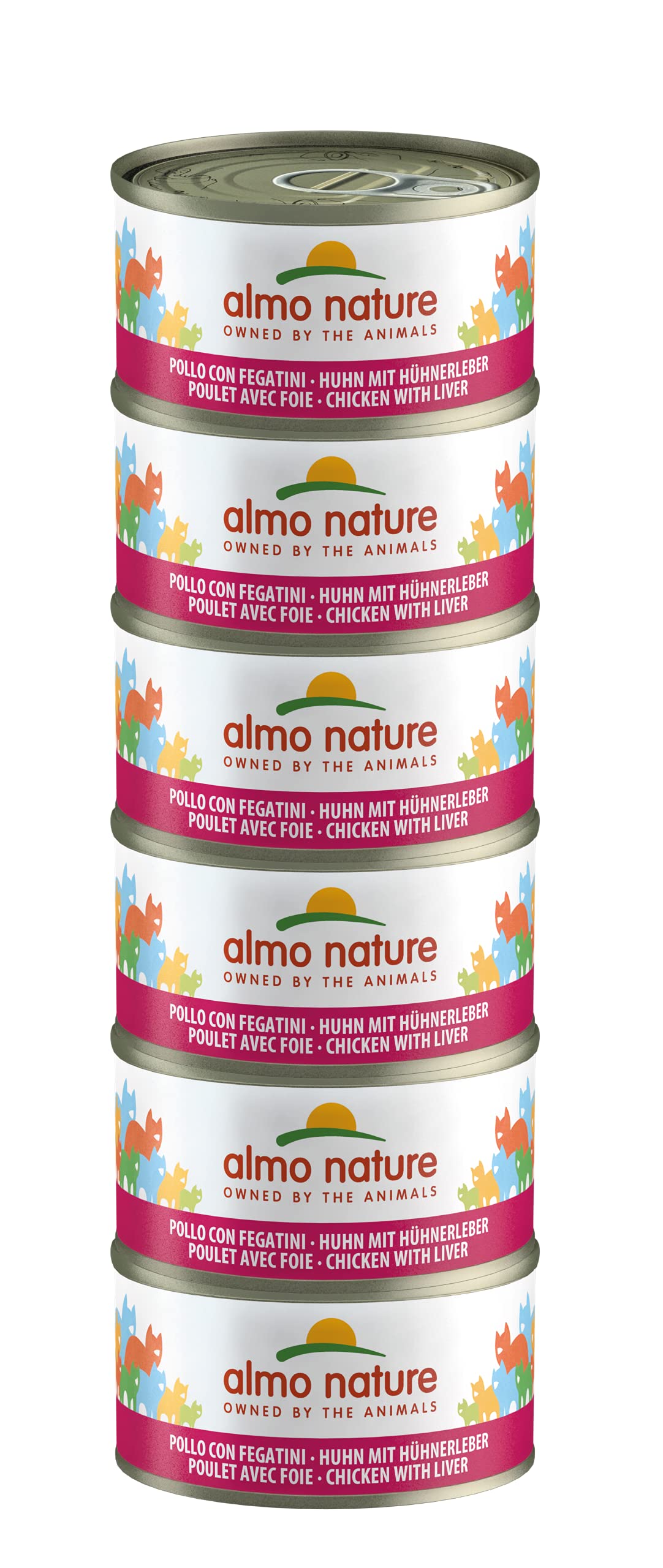 almo nature Legend Cat Chicken and Liver Mega Pack 6x70g