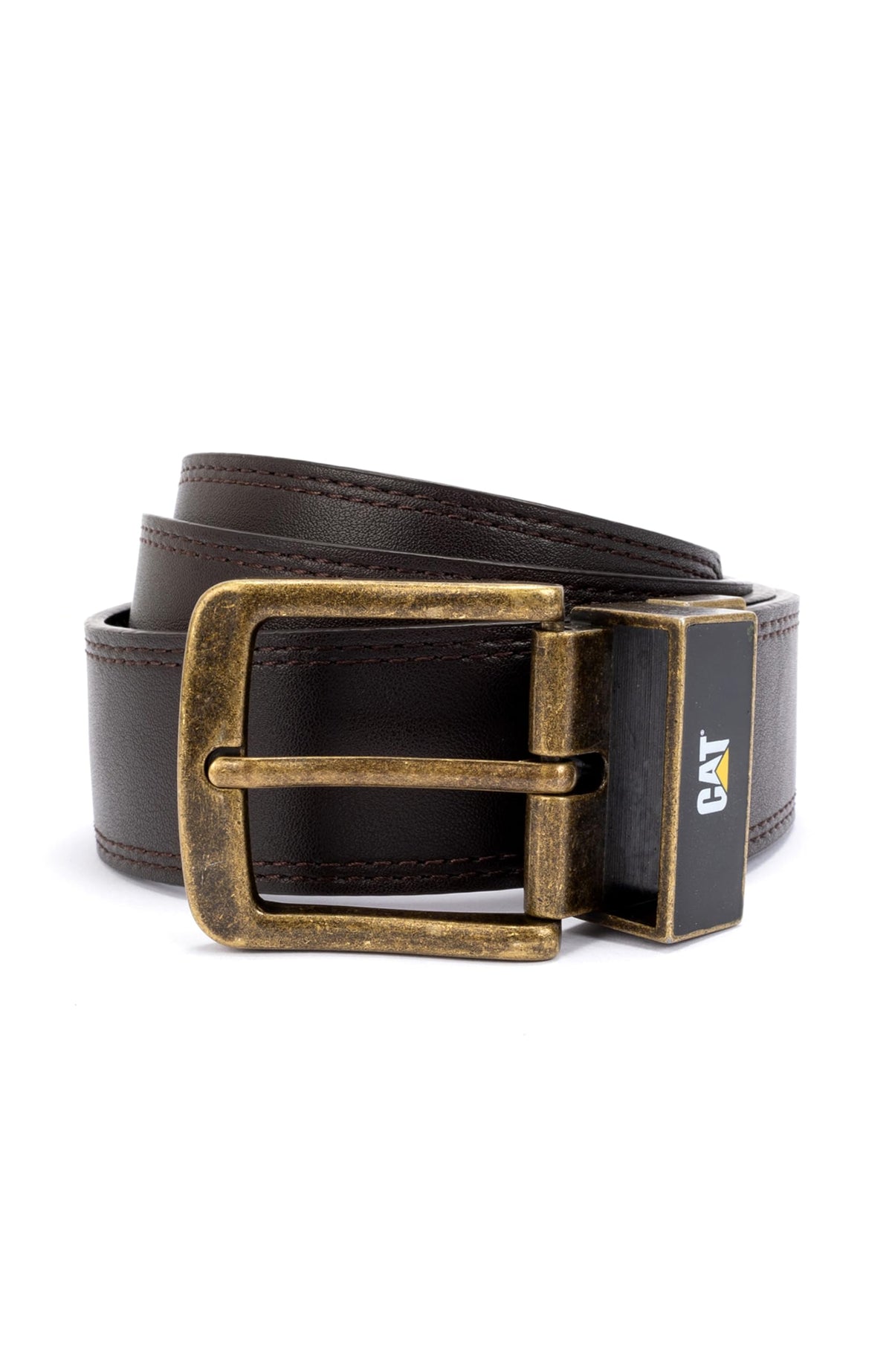 Caterpillar 38MM REVERSIBLE BELT W/DOUBLE EDGE STIT