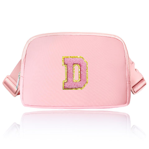Janhavi Fanny Pack for Girls, Belt Bag for Women,Trendy Waist Pack for Teen Girls, Birthday Gifts,Fashion Crossbody Bag for Tween Girls, Cute Fanny Pack with Adjustable Strap, pink, 8.1 x 2 x 5.5