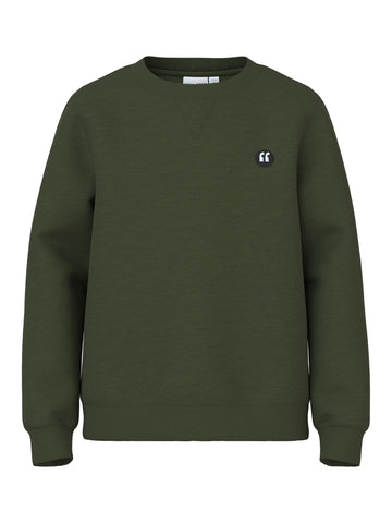 NAME IT A/S Boy's NMMVIMO LS SWEAT BRU NOOS Sweatshirt, Rifle Green,