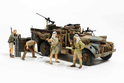 Tamiya 300032407 LRDG with 7 Figures 32407 1:35 Military Model Kit