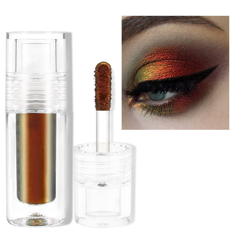 Boobeen MultiChrome Eyeshadow Glitter, Chameleon Liquid Eyeshadow Shimmer, Color Shifting Eye Shadow Makeup, No Crease