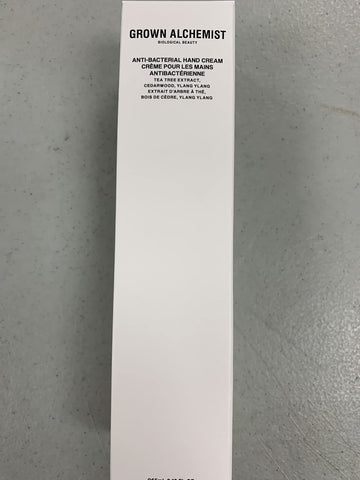 Grown Alchemist Anti Bacterial Hand Cream - Tea Tree Extract, Cedarwood, Ylang Ylang - Natural, Vegan Hand Moisturiser for Dry and Cracked Hands, Hand Protection Handcream 65 ml