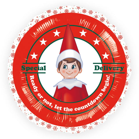 Amscan 9917979 Christmas 'Personalise Write-on' Elf on The Shelf