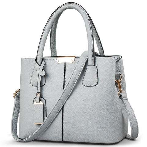 FOLOVEYA Fashion Women Handbags Elegant Designer Ladies Top Handle Bag Satchel Shoulder Bags Crossbody Bag PU Leather Female Tote Bag for Work Travel Dating Shopping Light Gray