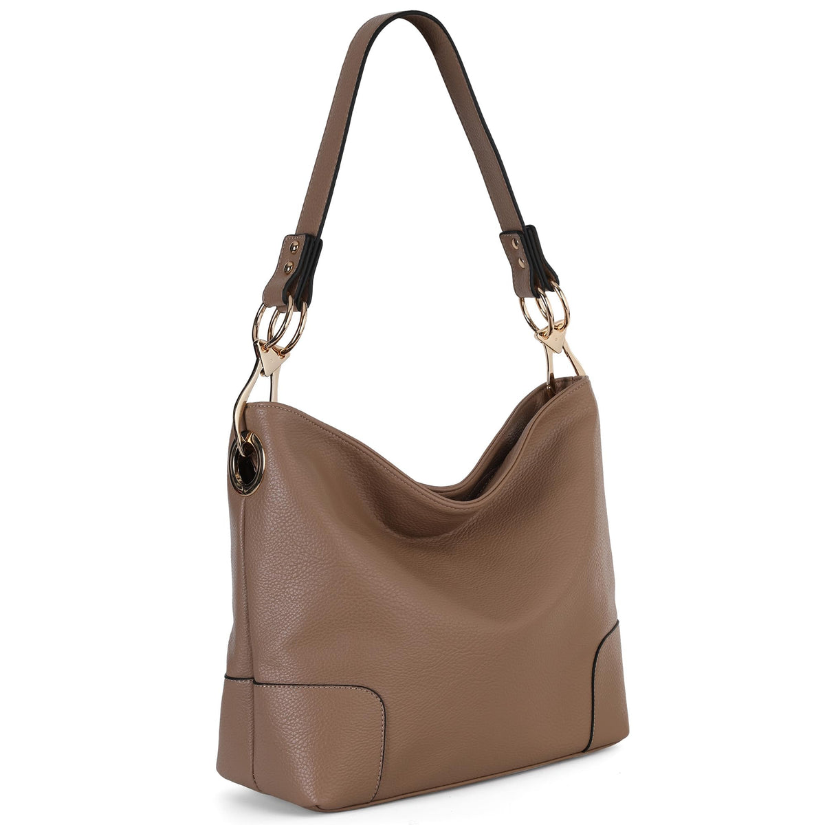 Montana West Hobo Bags for Women Top Handle Satchel Shoulder Ladies Bucket Purse Handbag,MWC-128BKH