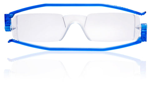 Nannini Compact One Reading Glasses Blue Temples Optics 1.5