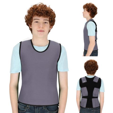 Special Supplies Sensory Compression Vest Deep Pressure Comfort (Grey, X-Small)