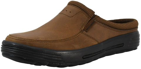 Skechers Men's Porter Vamen Slip-On Loafer, Desert/Charcoal, 8.5 W US