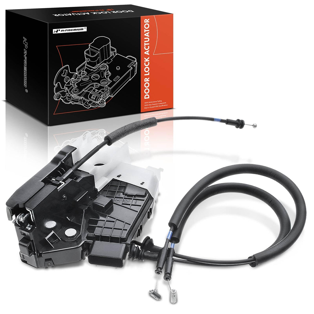 A-Premium Door Latch Lock Actuator Compatible with Hyundai Vehicles - Tucson 2016-2018 1.6L, Tucson 2016-2020 2.0L, Tucson 2018-2020 2.4L, Sport Utility - Rear Right Passenger, Replace# 81420D3000
