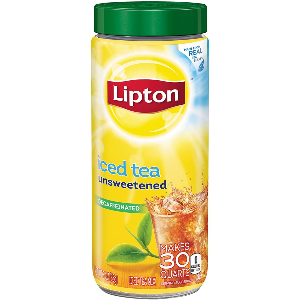 Lipton Unsweetened Decaffeinated Instant Tea Mix, 30 Quarts