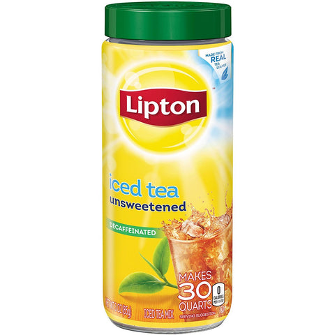 Lipton Unsweetened Decaffeinated Instant Tea Mix, 30 Quarts