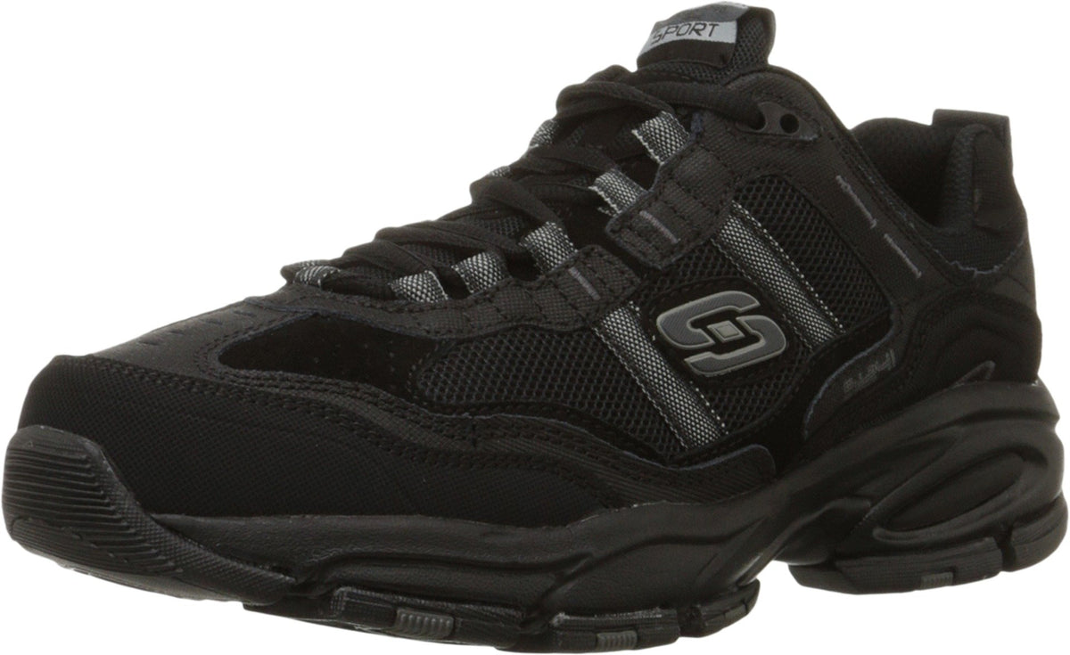 Skechers Sport Men's Vigor 2.0 Trait Memory Foam Sneaker, Black, 7 M US