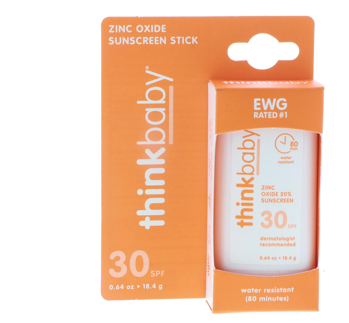 Thinksport Sunscreen - Face &amp; Body - Spf 30 - .64 oz
