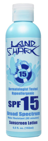 Tropical Seas - LAND SHARK - Sunscreen SPF 15 Higher UVA Protection, Fragrance Free