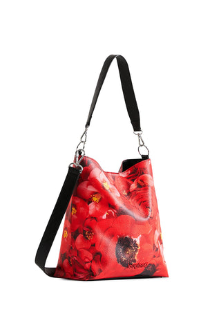 Desigual mens Casual Shoulder Bag, Red, U US