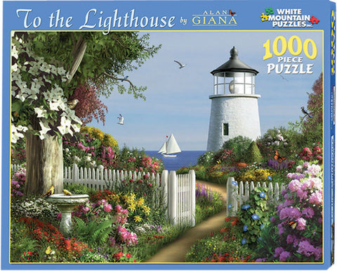 White Mountain Puzzles To The Lighthouse - 1000 Piece Jigsaw Puzzle