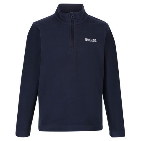 Regatta Kids Hot Shot II 1/2 Zip Fleece - Navy - 11-12 Yrs