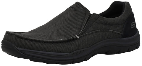 Skechers Men's Expected Avillo Relaxed-Fit Slip-On Loafer Black/Black 8