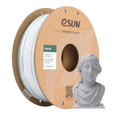 eSUN Marble PLA Filament 1.75mm, Marble Color 3D Printer Filament PLA, Dimensional Accuracy +/- 0.05mm, 1KG Spool (2.2 LBS) 3D Printing Filament for 3D Printers