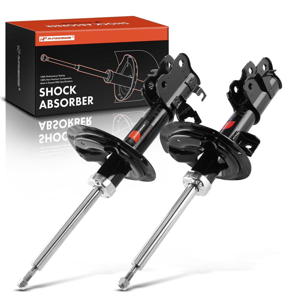 A-Premium Pair [2] Strut Assembly Compatible with Nissan Altima 2002-2006, Maxima 2004-2008, Front Driver and Passenger Side