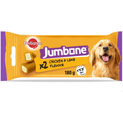 Pedigree Jumbone x2 Medium with Chicken & Lamb 180g