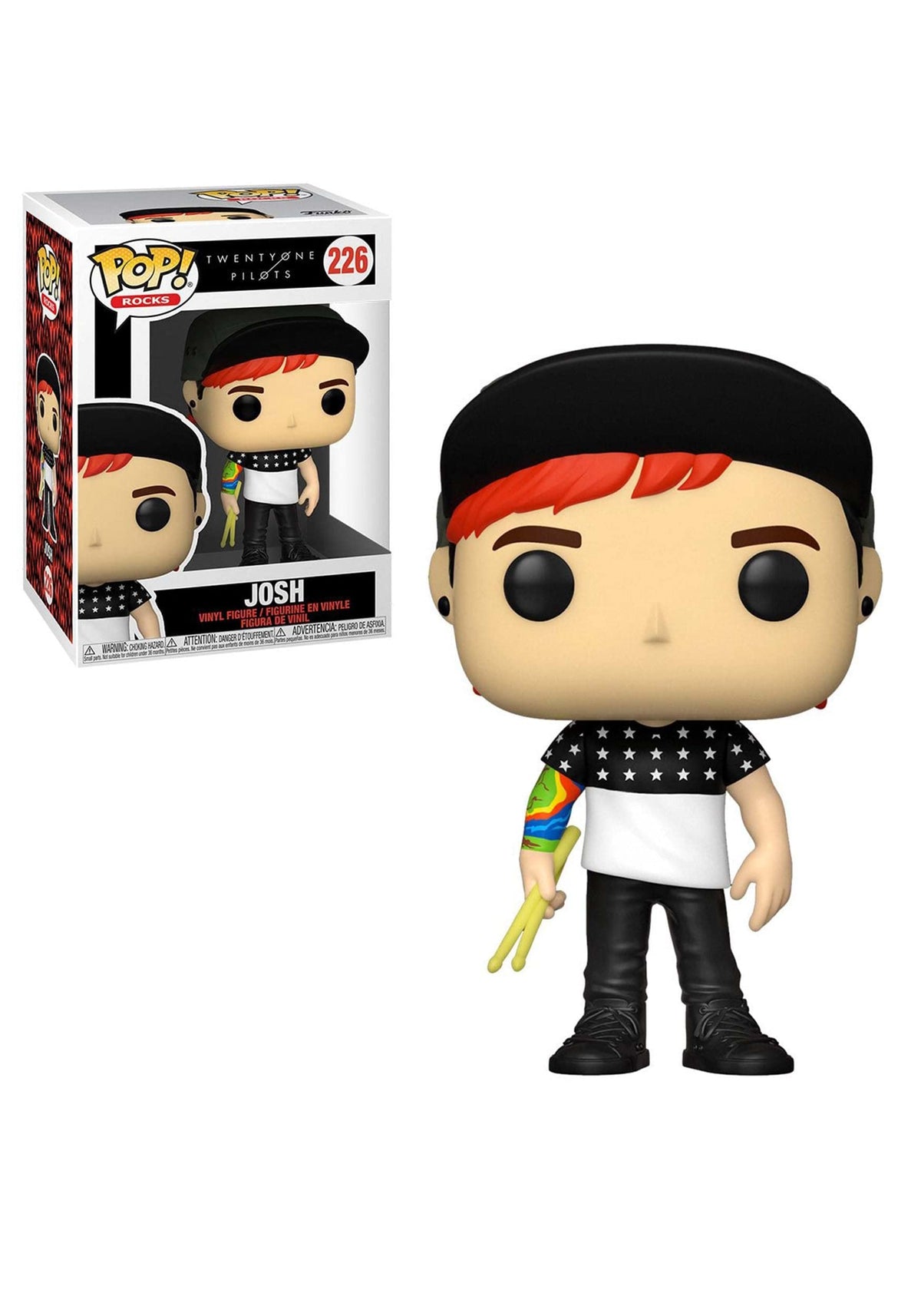 Funko Pop! Rocks: Twenty One Pilots - Stressed Out Joshua Dun