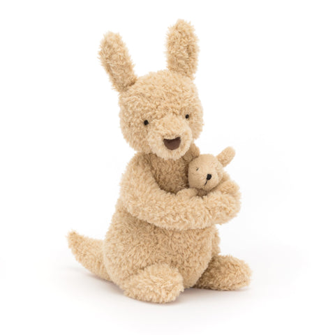 Jellycat Huddles Kangaroo Stuffed Animal, 10 inches | Kangaroo Stuffed Animal | Classic Children's Gift