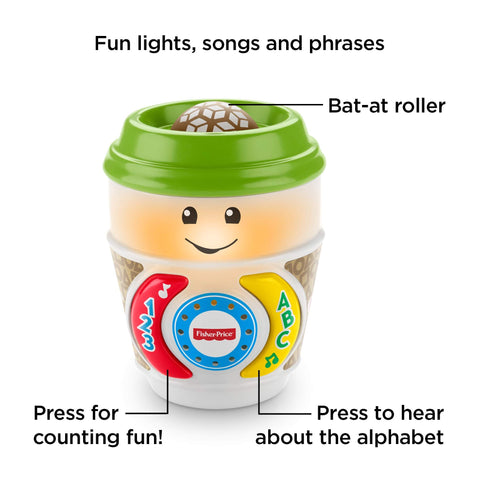 Fisher-Price Laugh & Learn On-The-Glow Coffee Cup, Multicolor