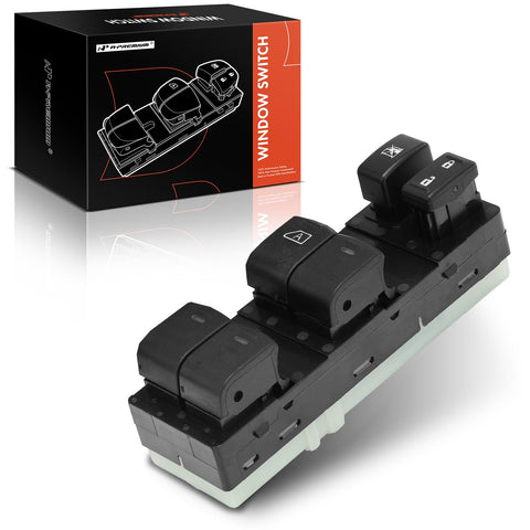 A-Premium Master Power Window Switch Compatible with Nissan Altima 2007 2008 2009 2010 2011 2012, Sedan Only, with Driver Auto Down, Front Left Driver Side, Replace# 25401ZN40C