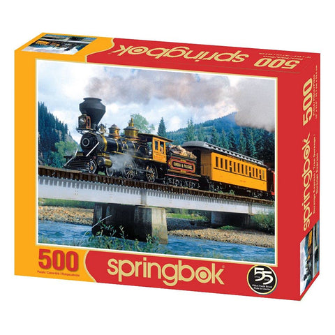 Springbok Puzzles - Durango Express - 500 Piece Jigsaw Puzzle - Large 18 Inches by 23.5 Inches Puzzle - Made in USA - Unique Cut Interlocking Pieces