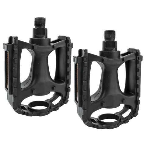 KOMODO Bicycle Pedals 9/16" Inch 14mm Flat Platform Road Mountain MTB Bike Pedal Set