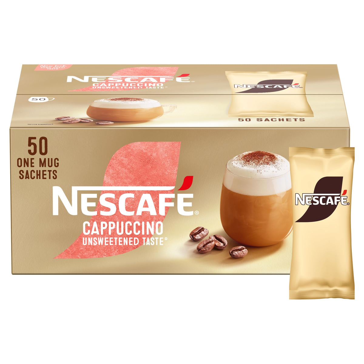 NESCAFÃƒÆ’Ã†â€™Ãƒâ€ Ã¢â‚¬â„¢ÃƒÆ’Ã¢â‚¬Â ÃƒÂ¢Ã¢â€šÂ¬Ã¢â€žÂ¢ÃƒÆ’Ã†â€™Ãƒâ€šÃ‚Â¢ÃƒÆ’Ã‚Â¢ÃƒÂ¢Ã¢â€šÂ¬Ã…Â¡Ãƒâ€šÃ‚Â¬ÃƒÆ’Ã¢â‚¬Å¡Ãƒâ€šÃ‚Â° Gold Cappuccino Unsweetened Taste Instant Coffee Sachets - 50 x 14.2g