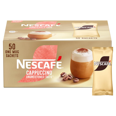 NESCAFÃƒÆ’Ã†â€™Ãƒâ€ Ã¢â‚¬â„¢ÃƒÆ’Ã¢â‚¬Â ÃƒÂ¢Ã¢â€šÂ¬Ã¢â€žÂ¢ÃƒÆ’Ã†â€™Ãƒâ€šÃ‚Â¢ÃƒÆ’Ã‚Â¢ÃƒÂ¢Ã¢â€šÂ¬Ã…Â¡Ãƒâ€šÃ‚Â¬ÃƒÆ’Ã¢â‚¬Å¡Ãƒâ€šÃ‚Â° Gold Cappuccino Unsweetened Taste Instant Coffee Sachets - 50 x 14.2g
