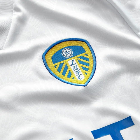 adidas 2023-2024 Leeds United Home Football Soccer T-Shirt White