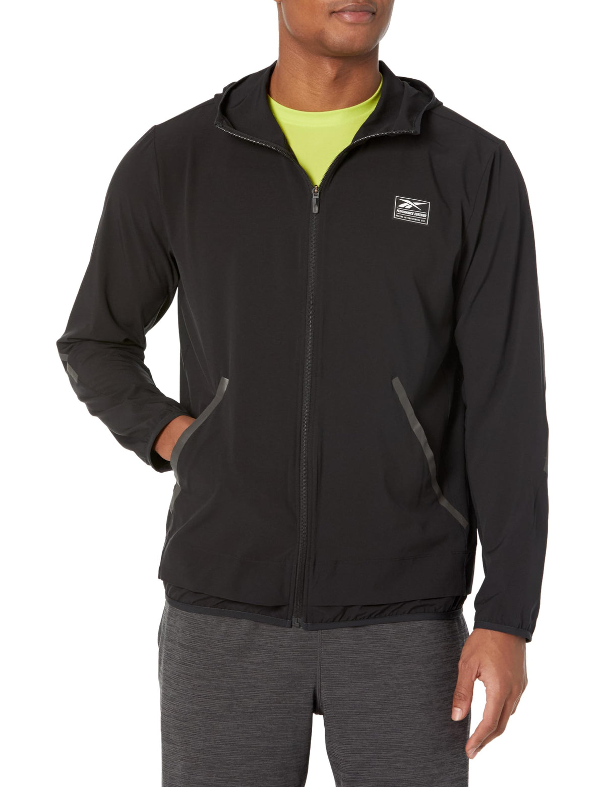 Reebok Men's Standard Certified Jacket, Black, Medium