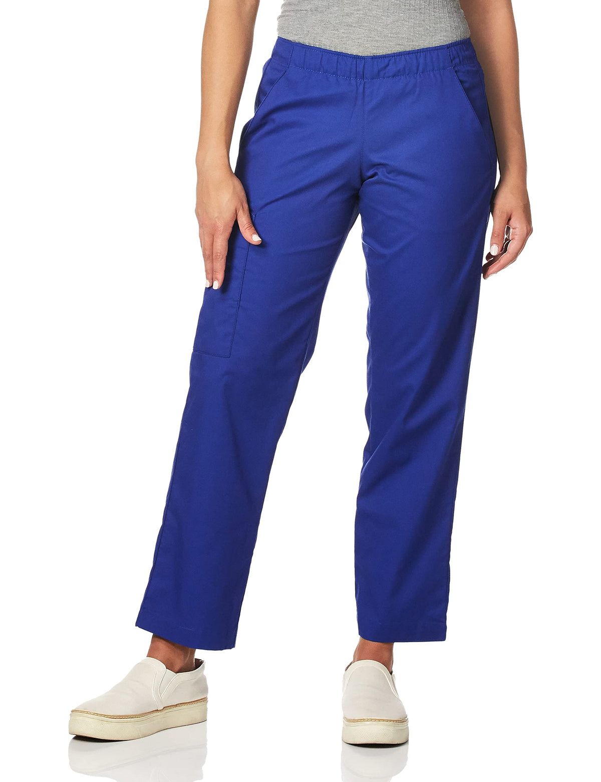 WonderWink Women's Pull-On Cargo Pant, Galaxy Blue, 4X-Large